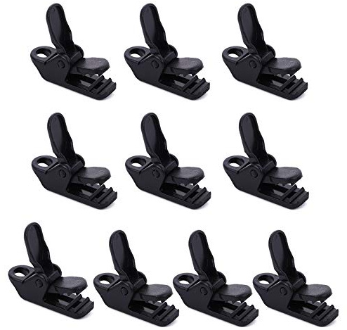 XuQiZZpp Campingplanen, Segeltuch-Clips, Schnappgreifer, Klemmen, Zelt, Markise, Baldachin, Klemmen, strapazierfähig, Zeltteppich, Größe XL, 10 Stück