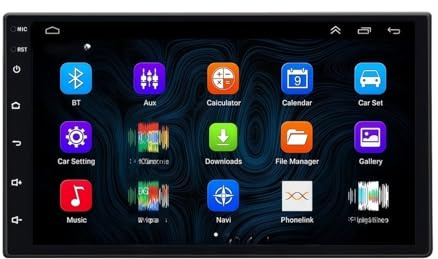 Sistema di navigazione per auto Autoradio con schermo touch screen, navigatore GPS, BT Carplay, lettore DVD, stereo Android