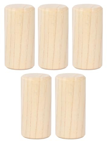 Eujgoov 5 Stück Maracas Kinderhand, Holz-Percussion-Rasseln Maracas Holz-Musik-Handschüttler