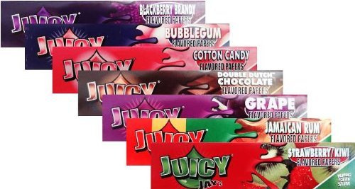 JUICY JAY'S - Papel enrollable, tamaño king, 7 libros en 7 sabores