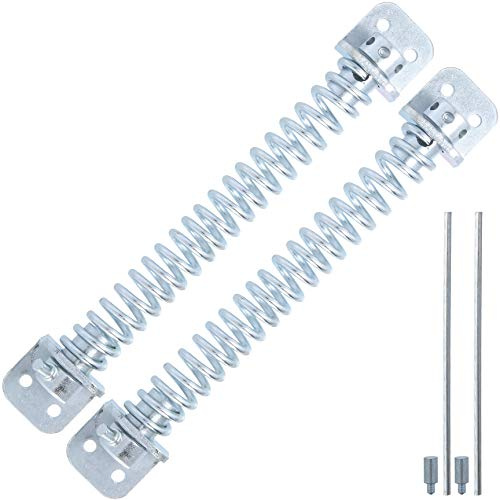 2X Zinc Automatic Closing Garden Gate Spring Closers 8 (200mm) Swing Fence Replace