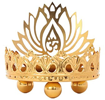 Schmücken Feng Shui Buddha Figur Buddha Deko Buddha Statue Retro Hohl Geschnitzt Teelicht Kerzenhalter Buddha Ghee Lampenfassung Licht Desktop Dekoration Ornamente Buddhistische Lieferungen Geschenk,L