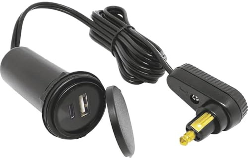 BAAS Tankrucksack-Kabel USB-A/USB-C® Belastbarkeit Strom max.=7.2 A 12 V