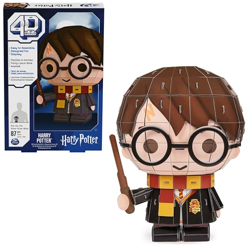 4D BUILD - Harry Potter 3D-Puzzle – Harry Potter Bauspiel – Puzzle im Manga-Stil – Puzzle für Erwachsene – Bauspiel zum Sammeln – Spiel für Kinder ab 12 Jahren – Modell zufällig