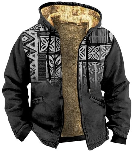 KONG JIMFAN Winterjacke Herren Sportshirt Für Herren Regenjacke Gelb Strickjacke Coole Winterjacken Herren Herren-Jacken I M Kenough Hoodie Ultraleichte Laufjacke Skijacke Herren(Black,5XL)