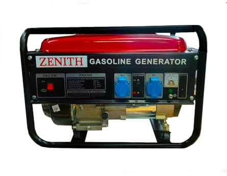 Generatore di Corrente 2200Watt 2,2kW con Motore a Benzina 4 Tempi, 2 prese 230V, 7.0 PS, Avviamento a Strappo per uso domestico e ricreativo