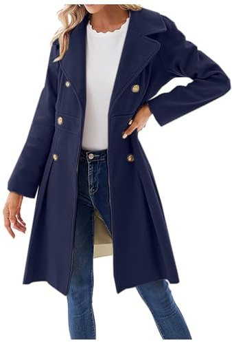 Parkas Negras Largas Mujer Abrigos para Dama Negros Cazadora De Cuero MarróN Mujer Abrigo Largo Mujer Chaqueta De PañO Mujer Chaqueta Abrigada Mujer Chaqueta Hilo Mujer Parkas De Gabardina Mujer