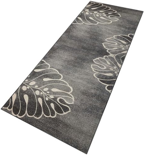 KwuSeug Teppich Läufer Flur Küche rutschfest Waschbar Teppichläufer Vintage Runner Teppich mit Gummirücken Bettvorleger Teppich Runner für Küche Flur Badezimmer Schlafzimmer Waschküche 50 x 120 cm