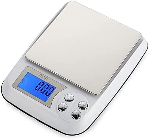 EOTRERANQ Bilance da cucina elettroniche da cucina Bilance digitali da cucina digitali, gioielleria da forno Pesatura grammi alimentari Bilance da cucina con piattaforma elettronica(2kg/0.1g)
