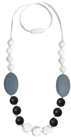 RUIOMII Collana da Dentizione per Bambini, Collana da Masticare in Silicone per Bambini Autistici, ADHD, SPD, per Ridurre la Masticazione e il Mordicchiamento