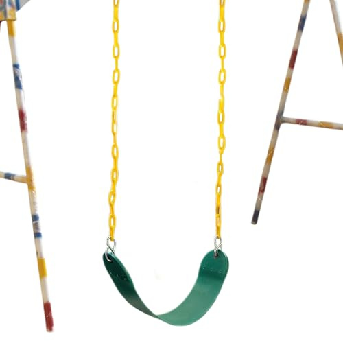 Schaukelsitz für Kinder – Schaukelsitz für den Außenbereich – interaktives Familienspiel mit rostfreier Kette für Garten, Terrasse, Park Kindergarten