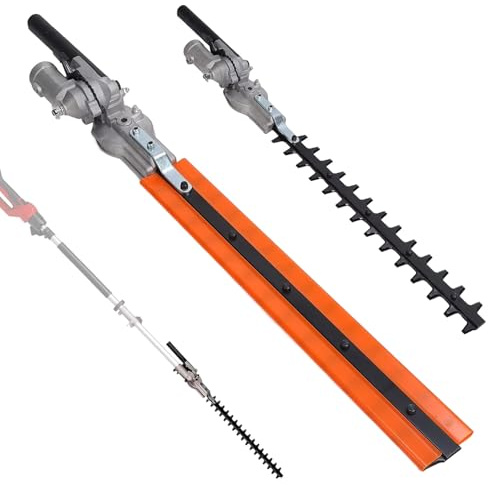 Accessorio Tagliasiepi, Lama Universale da 43cm Testina Tagliasiepi Elettrico Taglierina da Giardino Accessorio Lama in Acciaio al Manganese 65 Diametro Foro 26mm