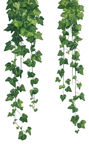 milaosk Adesivi Murali Viti Verdi Stickers Muro Foglie di Edera Verde Pianta Wall Stickers Adesivi da Parete Decorativi Bagno Soggiorno Ufficio
