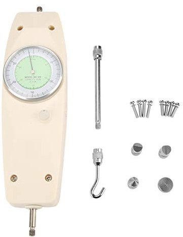 Spacnana Dinamometro Analogico 300N, Misuratore di Portatile, Tester Push Pull Ad Alta Precisione per Applicazioni Elettroniche e Automobilistiche