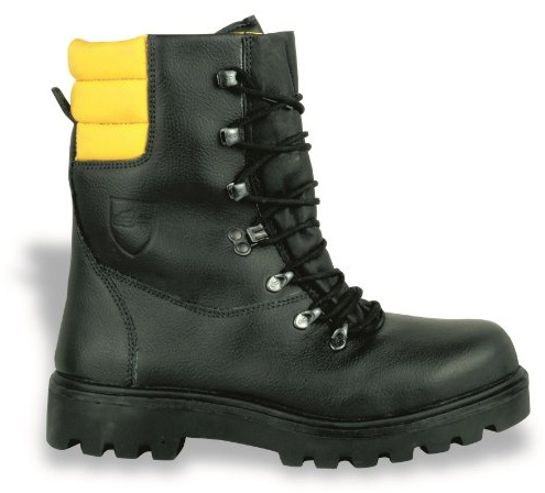 COFRA Woodsman 25580-000 säkerhetskänga, svart/gul, storlek 46