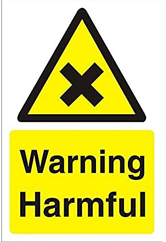 Seco Warnschild Warning Harmful, 200 x 300 mm, 3 mm Schaumstoff-PVC