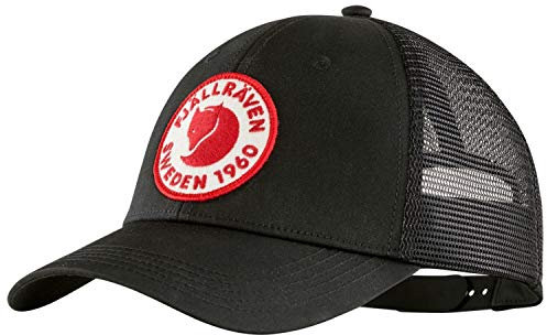 Fjällräven 1960 Logo Långtradarkeps Hat, Schwarz, L/XL