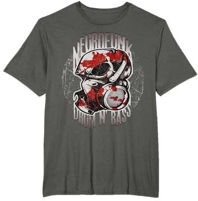 Drum and Bass DNB Neurofunk DJ Weltall Elektro Drum and Bass T-Shirt