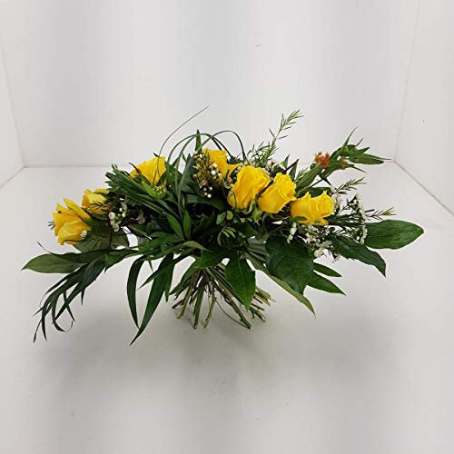 Blumenstrauß -Bleib Gesund + 1 Glas 500 Gramm Echter Deutscher Honig vom Imker - mit kostenloser Glückwunschkarte