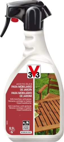 V33 Pulvérisateur d'huile teck - 0,5 l, incolore
