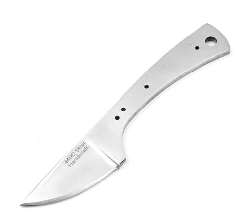 MAQSON Hochwertige 440C Stahl Jagd Messerklinge | Rohling | 58-60 HRC 733EA