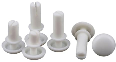 IOFIT Rivets de Type Poussoir en Nylon R2024-R6080, 10 à 100 pièces, Rivets en Plastique, Nylon Blanc de Type R for Carte PC (Color : 100pcs, Size : R6080)