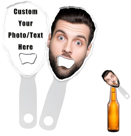 Customise Funny Bottle Opener Custom Photo Funny Bachelor Party Favors Souvenirs and Gifts for Groomsmen Acrylic Personalized Customized Bottle Opener