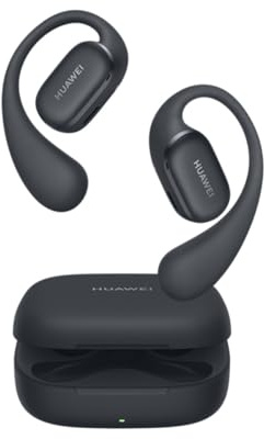 HUAWEI FreeArc Open-Ear Earbuds, Secure Fit and Comfort, IP57 Water Resistance, Dynamic Bass, 28 Hours Playtime, Sports Earphones, Headset for Running Workout Driving, iOS & Android, Bluetooth, Black