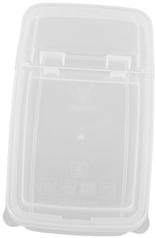 OUNONA Caja Para Guardar Lonchas De Queso Recipiente Para Almacenar Queso El Refrigerador Contenedor Con Tapa Abatible Para Cocina y Refrigerador