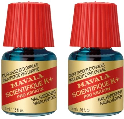 Mavala Scientifique K+ – Lot de 2 Soins Durcisseurs Ongles – Renforce, Répare & Durcit les Ongles Mous, Cassants & Dédoublés – Résultats Visibles Rapidement