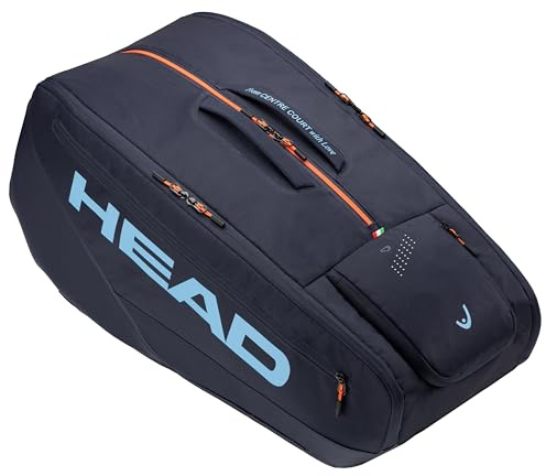 HEAD Pro Racquet Bag XL Tennis Bag - Holds Up to 12 Racquets, CCT+ Climate Control, Extra Storage, Premium Tournament Tennis Bag