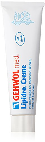 Gehwol Med Intensivpflege Lipidro Creme bei Trockener Fußhaut, Verhütet Hornhaut, 75 ml