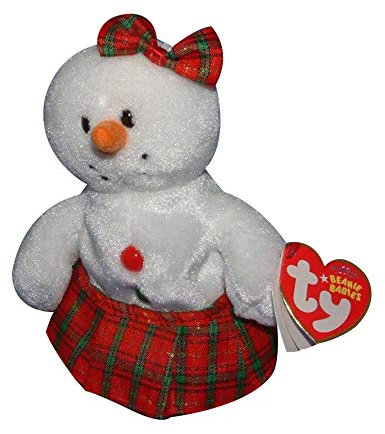 TY Coolstina Beanie Schneemann Schneefrau 13 cm