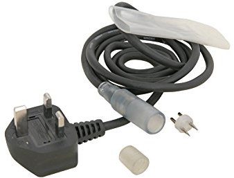 Rope Light Power Cable with Plastic Sleeve and End Cap