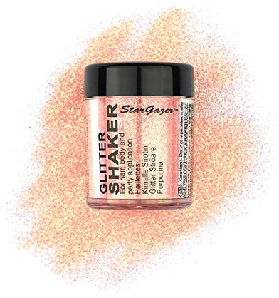 Stargazer Products Glitzer Streudose, UV orange, 1er Pack (1 x 5 g)
