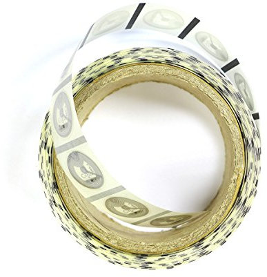 NFC21 68395 Tags Stickers NTAG 213 168 Bytes 22 mm Pack of 20 for NFC Smartphone Transparent