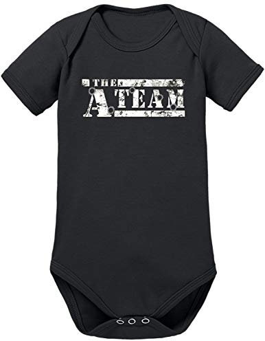 The A-Team Logo Bullit Baby Body S Schwarz