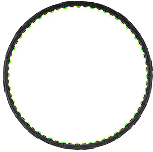 MAXXIVA Hula Hoop Reifen Erwachsene Fitness 80 Magnete 1,5 kg Home-Training Yoga Pilates Reha Sport Workout Massage