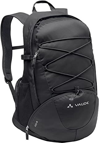 VAUDE Wanderrucksack Ifen Schwarz 19 l, wasserdichter Rucksack Damen & Herren, leichter Trekkingrucksack mit belüftetem Tragesystem, optimale Lastverteilung
