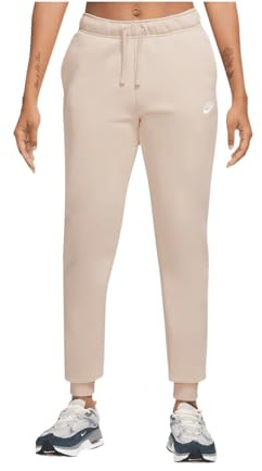 Nike DQ5191-126 W NSW Club FLC MR Pant Std Pantaloni Sportivi Donna SANDDRIFT/White Taglia 2XL