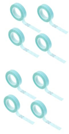 FRCOLOR Lot de 8 rouleaux de ruban adhésif double face pour perruques en dentelle pour extensions de cheveux Ruban adhésif invisible pour extensions de cheveux Ruban de perruque imperméable PU