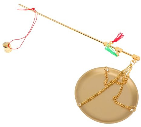 HOLIDYOYO Bilancia Da Cucina Rame Piccola Per Medicina Tradizionale Cinese Strumento Di Pesatura Portatile Con Design Vintage e Alta Precisione Capacità Di Resistente Alla Corrosione e