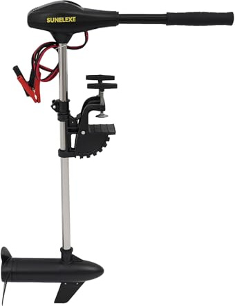 PUDLOR 40LBS Aussenborder Elektromotor, 12V Bootsmotor Dehnbar Aussenbordmotor Geräuscharm und hocheffizient außenborder Schlauchboot Motoren für Wassersport, Fischerei Produktion