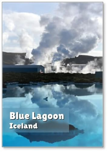 Kühlschrankmagnet Geothermal Power Station near The Blue Lagoon - Island