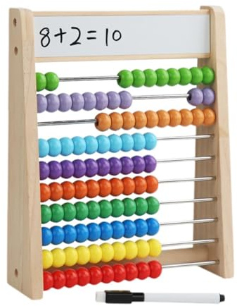 Luwecf Holz für Kinder, Holz Zählrahmen für Interaktives Spielzeug