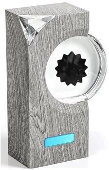 Ferrofluid Sound Visualizer, Magnetic Liquid Music Rhythm Light, Dancing Ferrofluid with Music Rhythm, Ferrofluid Speaker Music Mate, Music Rhythm Light Continuously Use 8H(Grey)
