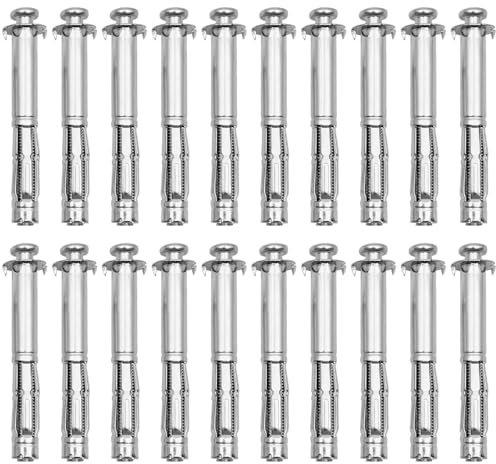 Hohlwanddübel, Metallhohldübel, Spreizdübel, 20er-Pack Gipskartondübel, verwendet für Heimdekoration und Gipskartonbefestigung (M8*65)
