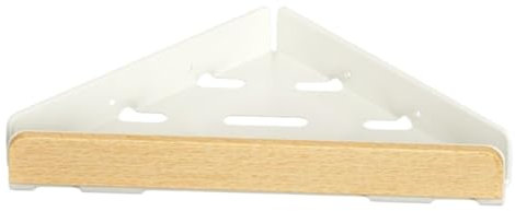 Mensola portaoggetti da bagno con ripiani portaoggetti ad angolo per doccia a parete (31 x 21,7 x 3,2 cm)