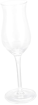 GLEAVI Whiskey Tasting Glass Fine Tulip Goblet Crystal Stemware High Footed Whiskey Tumbler Suitable for and Home Bar