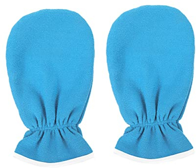 OSOLADY Guantes de Spa Exfoliantes y Hidratantes para Cuidado Piel Franela y Poliéster, Ideales para Uso en Salón Profesional o Spa en Casa